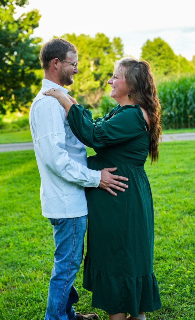 Reva and TJ, waiting on baby