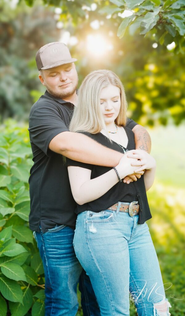 Tyler and Kaitlyn, couples session by Megan Smith