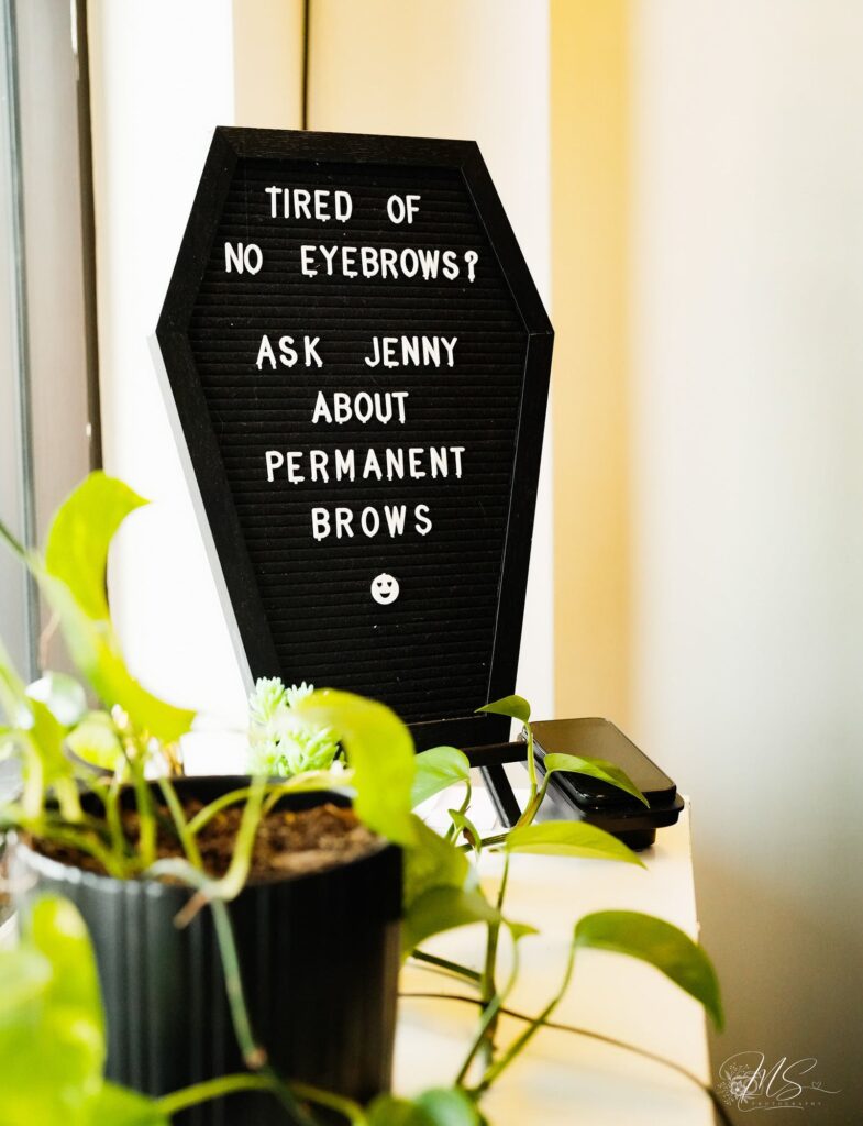 Jenny, salon branding session by Megan Smith
