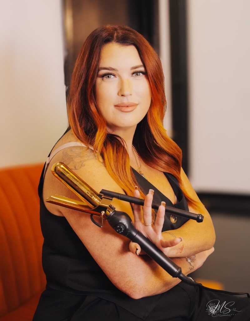Jenny, salon branding session by Megan Smith